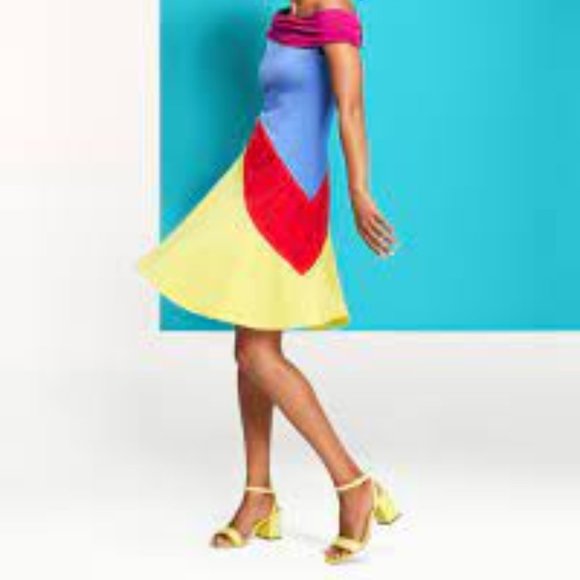 Stephen Burrows for Target Dress Rainbow Cotton - Picture 4 of 4